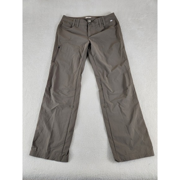 Ascend Pants - Women's Ascend Stretch Cargo Capri Pants Brown Size 12 Light Weight Hiking